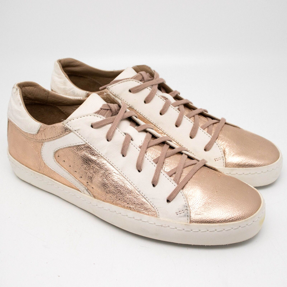 Montelliana 1965 Rose Gold Metallic Sneaker Shoes Womens SIZE 37